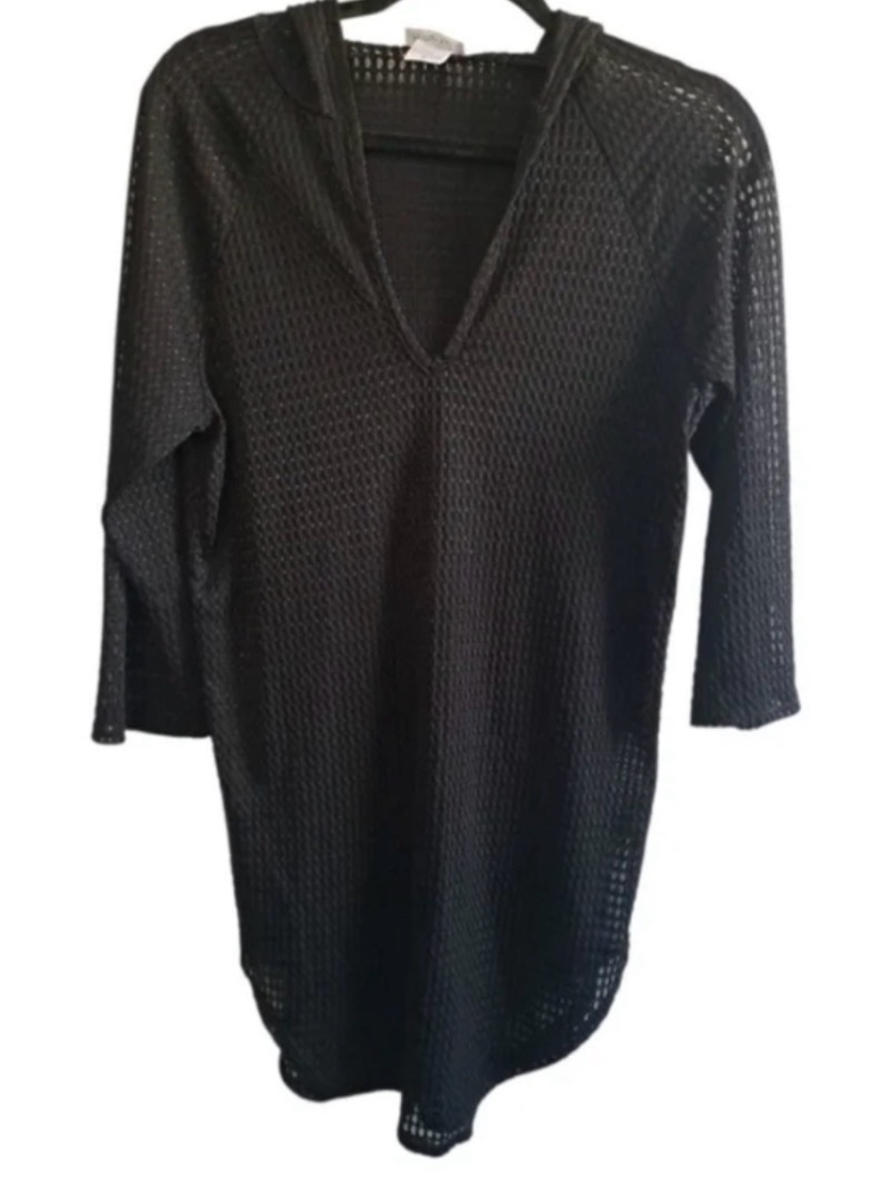 Jordan Taylor Black Beach Cover-Up Hoodie | Size S (Ref ( 14 )